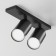 Ceiling light Technical C051CL-U-2B, 2XGU10, 10W, 34.4x6x12 cm, black color black