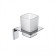 Cupcanger single IDDIS SLIDE SLISCG1I45, 113x103x125 mm, matte glass, chrome