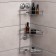 Corner regiment 3-tier Accoona, A11473-3, 20 × 30 × 57 cm, on vacuum suction cups, chromium color