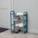 Shoe -shoe Dolyana, 4 tiers, 42 × 19 × 59 cm, blue color