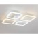 LED ceiling LED with Ambrella Light, Original, FA4375, 4XLED, 73 W, 6205LUM, 3000-6400K, white color.