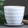 Flower Pot "Lenta" Gray Crocus No. 3, 2.3 liters