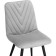 STULL OF A METALLARCASA RALF Metal/Velor, Black/Light gray 44x53x83 cm
