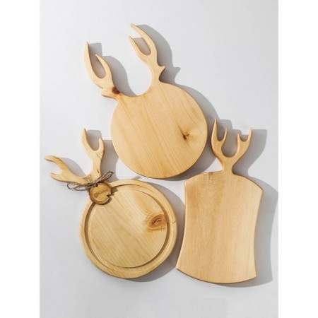 Groot boards and ADELICA box, 3 pcs: 37 × 22 × 2.5 cm, 35 × 22 × 2.5 cm, 35 × 22 × 2.5 cm, a solid massif of the cedar-2