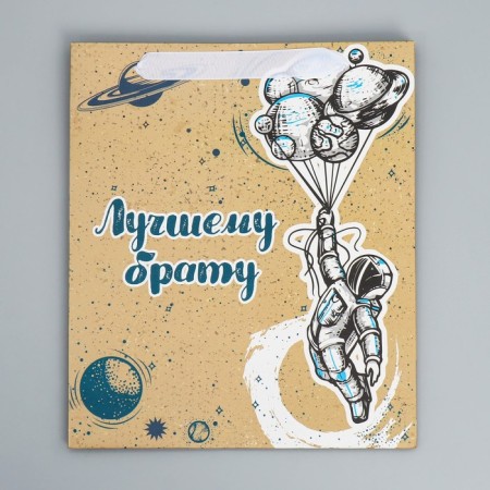 Package Gift Laminated Vertical, Packaging, “Best Brother”, ML 27 x 23 x 11.5 cm-5