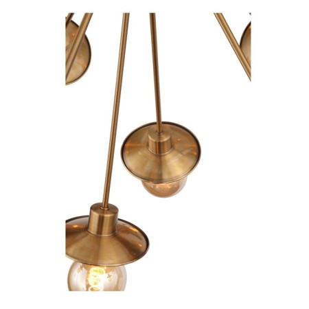 Suspension lamp ST LUCE. SL1111.303.30. Guido. 30x40 watts, e27, 100x100 cm, brass color-8