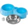 A bowl for animals with a Bradex 31.5x18x6 cm, stainless steel, plastic, blue