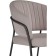 Chair on the metal frame Leo Metal/velor, black/cappuccino 56x52x80 cm