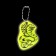 The reflective element "Cobra", bilateral, 4.1 × 6.5 cm, color mix
