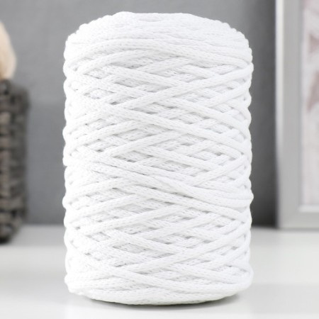 Knitting cord without a core 70% cotton, 30% polyester width 3mm 100m/160 ± 10g (101)