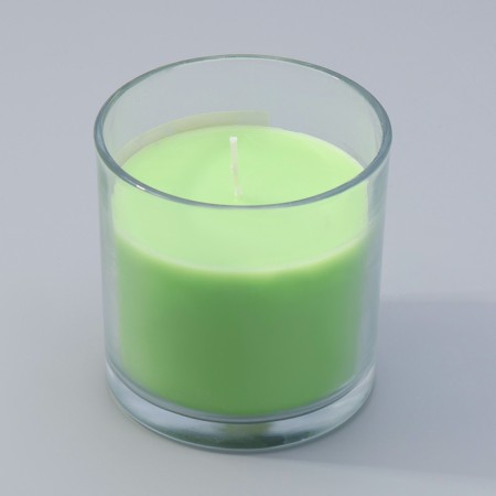 Aromatic giant candle in a glass "apple with cinnamon", soy wax, 10x10 cm-3
