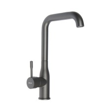 Accoona A4490at-3 kitchen mixer, single-leaf, high spout, brass, gray graphite