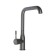 Accoona A4490at-3 kitchen mixer, single-leaf, high spout, brass, gray graphite