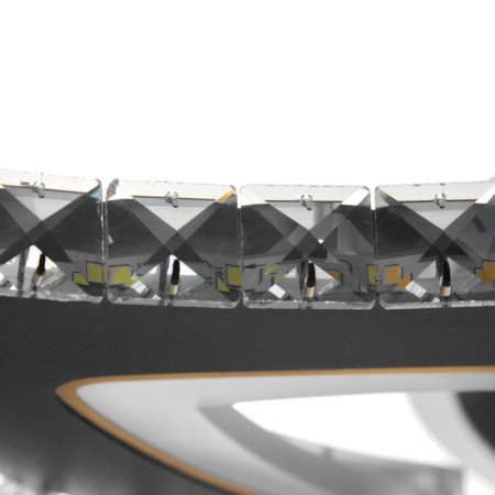 Luer with PDD "Blade" 5XLED 130W 3000-6000K RGB black 65x65x10cm-14