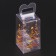 New Year. Box Gift New Year Folding PVC "Herbel Gori!" 4 x 4 x 8 cm.