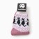 Women's socks "cat", lilac color, rr 25-27