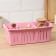 Solvement Plastic organizer for storage, 30.5 × 14.5 × 10.5 cm, with removable partitions, mix of mix
