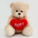 Soft toy "Bear with Heart", 20 cm, color mix