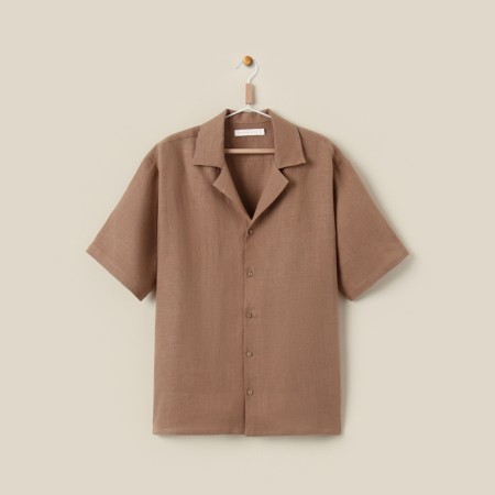 Male home -made suit (short sleeve and shorts) SL Home p. XL, coffee-10