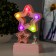 Stars nightlight 5XLED 4000K 2HAA Pink 20x12x5.5cm Risalux