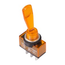 Tumbler 12V 20A (3C) On -off single-pole with yellow backlight (ASW-13D) Rexant