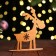Wooden souvenir 15 cm. "Deer" Golden (UP. 1 pc.)