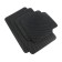 EVA carriers of car, universal, XL (jeep, minivan), edging, black, set