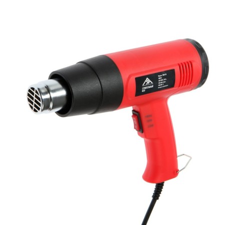 Construction hair dryer LOM, 1800 W, 250-500 l/min, 300/600 ° C, nozzle in the kit