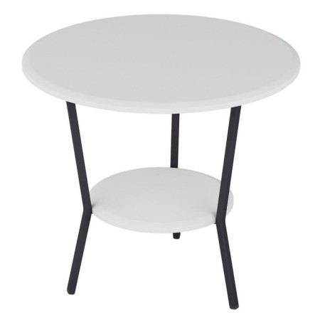 Journal table "Shot", 550 × 550 × 500 mm, white color-1