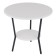 Journal table "Shot", 550 × 550 × 500 mm, white color