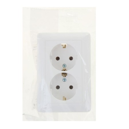 The "hit" Sche RS16-236-B, 16 A, double, hidden, with salary, white color.-2