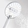 Shower watering can Wasserkraft a059, 3-functional, chrome