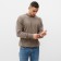 Jumper male minku: casual collection color Taup, pr 54