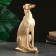 Figure "Dog Lord" ivory, 35x25x15cm