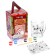Set for creativity. Coloring mug with postcards "Santa Claus and animals"