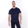 Male T-shirt, dark blue color, size 56