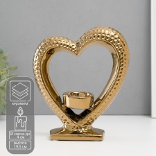 Ceramics candlestick on 1 candle 
