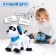 Robot Dog "Lacci" IQ Bot, on the control panel, interactive: light and sound effects, on batteries, in Russian