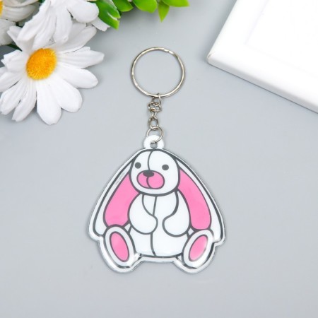 PVC keychain "Cute bunny" 6x6.2 cm