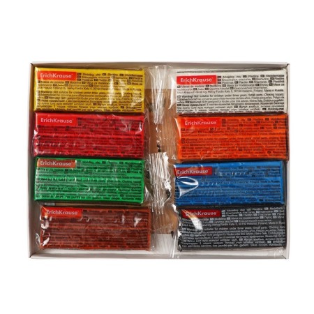 Plasticine 8 colors, 120 g, Erichkrause "Color Friends", with a stack, in cardboard packaging-2