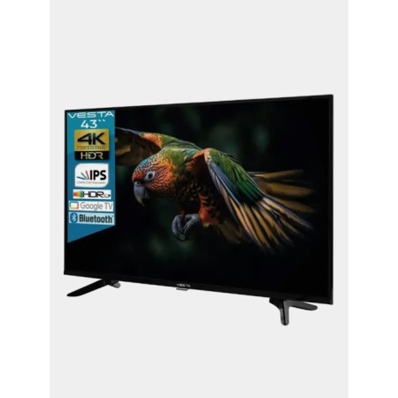 TV Vesta 43V3500, 43 ", 3840x2160, DVB-T2/C/S2, HDMI 3, USB 2, Smart TV, black-1
