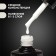 Camouflage base for nails, 3 phase, 8ml, LED/UV, white color (002)