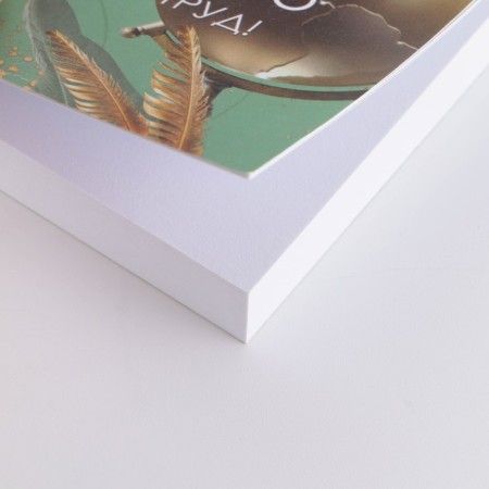 Set "Golden Teacher", notebook 125 sheets and plastic pen, blue paste 0.7 mm-5