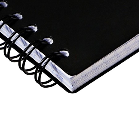 Notebook A5, 80 sheets in a cage on the crest Erichkrause "Accent", plastic toll cover, offset unit, whiteness 100%, mix-15