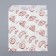 Paper corner with a pattern "Baking", fat -resistant, white, 17.5 x 14 cm