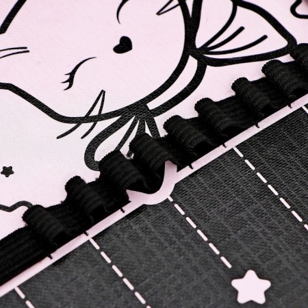 Penal 1 section, 140 x 200 x 40 mm, 2 folding strips, fabric, Hatber "Star Kit" (3D drawing with a metallic effect)-5
