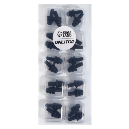 Berushi, packing 10 pairs, in a plastic case, black color-3