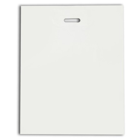 Polyethylene package with a cut pen, white 50-60 cm, 70 μm