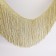 Decorative braid "Furrm", 20 cm, 5 ± 0.5 m, gold color