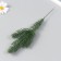 Decor for creativity "spruce spruce" Green 25.5 cm
